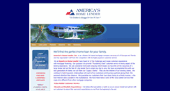 Desktop Screenshot of americashomelender.net